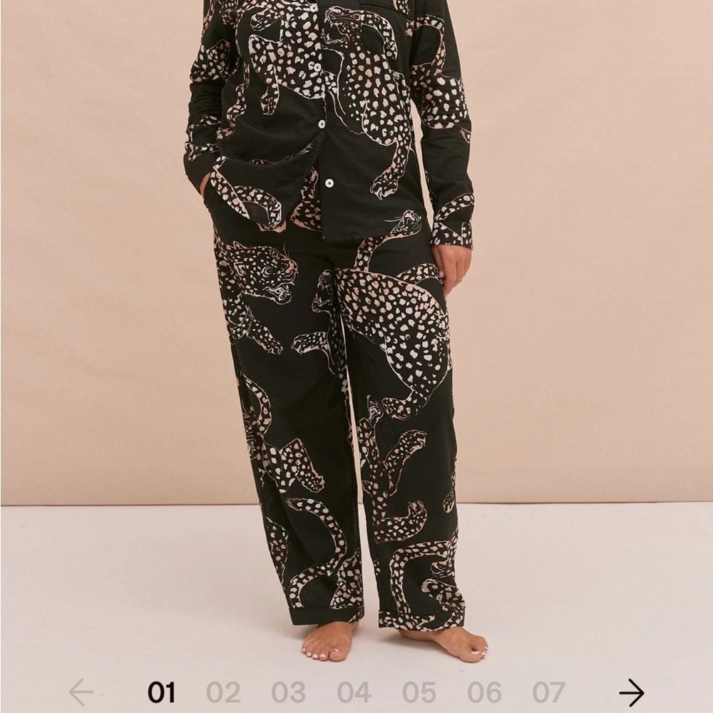 Leopard Print Pajamas